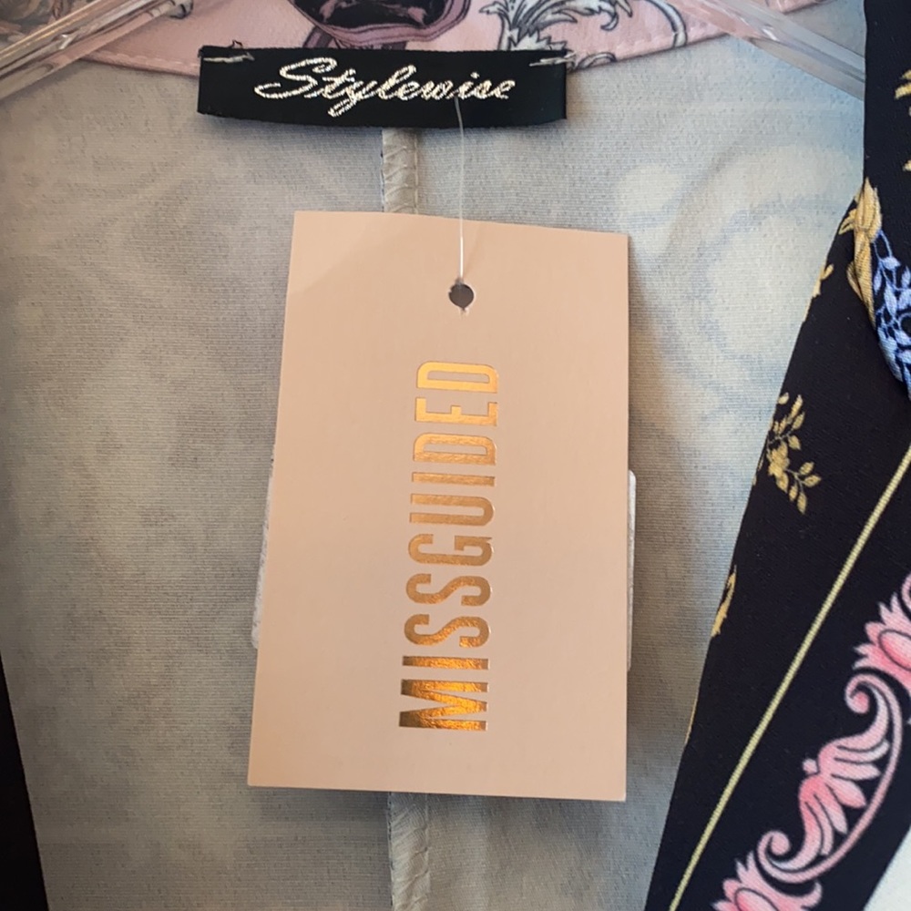 Missguided Lilac Tailored Patchwork Oversized Bla… - image 5